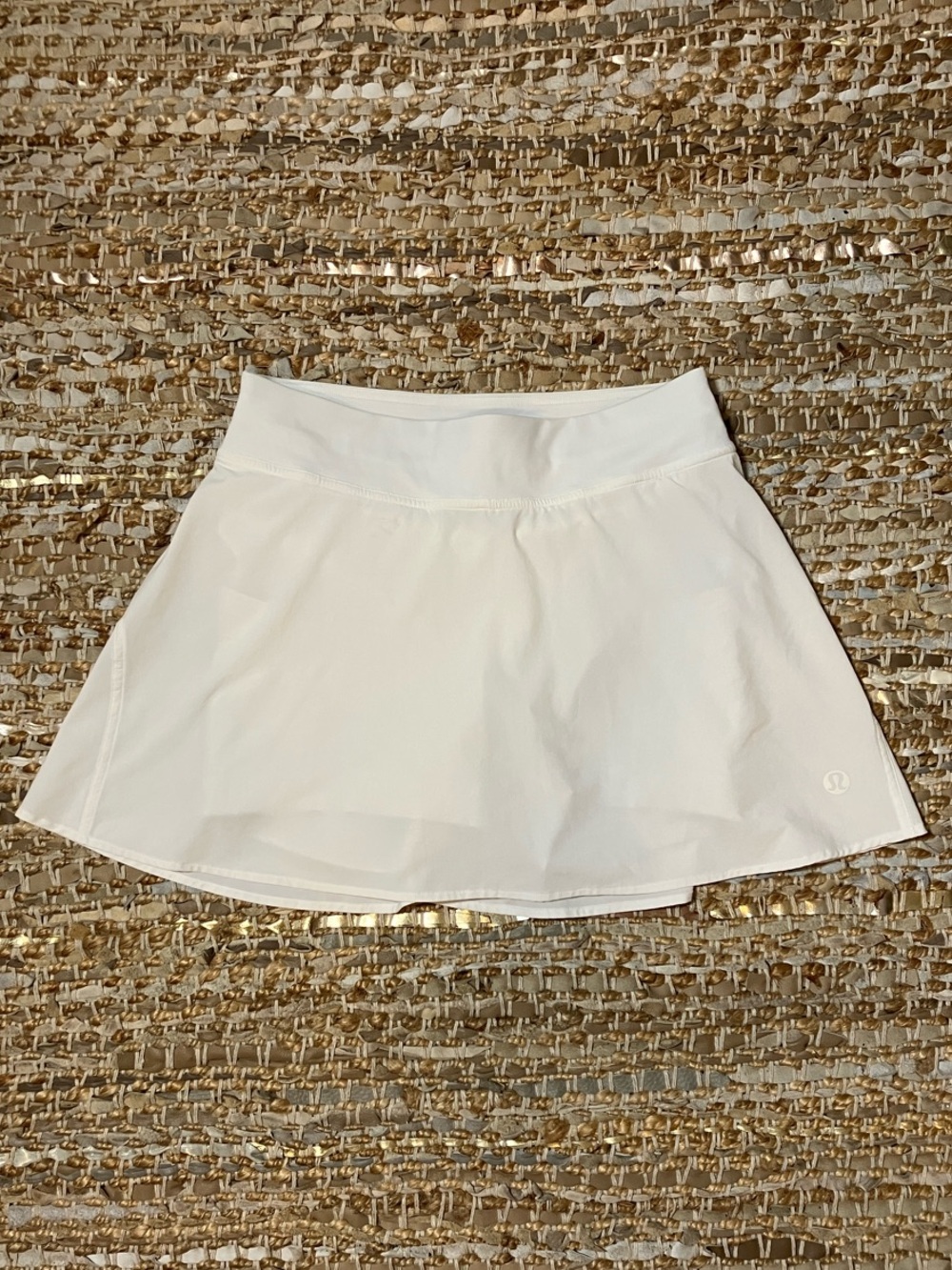 lululemon lightweight high-rise tennis skirt white LW8AJGS skort size 6